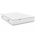 IDLITERIE Matelas ressorts ensachés PALACIO - soutien ferme et confort équilibré. Coloris disponibles : Blanc