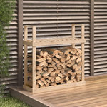 VIDAXL Support pour bois de chauffage 110x35x108,5 cm Bois de pin