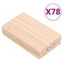 Voir la diapositive 4 : VIDAXL Ensemble de blocs de construction en bois 150 pcs Pin peint