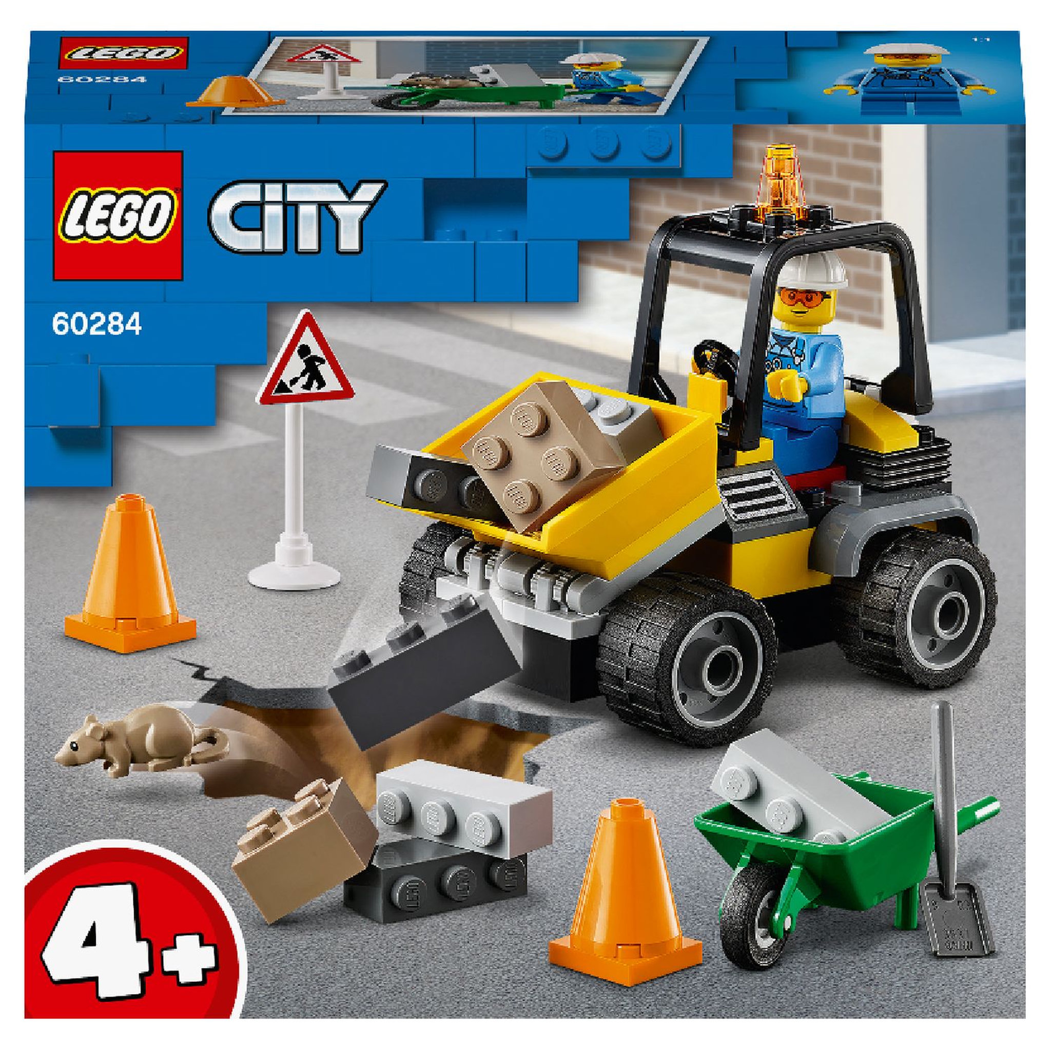 Voir la diapositive 1 : LEGO City 60284 - Les Super Véhicules Le Camion de Chantier