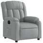 Voir la diapositive 4 : VIDAXL Fauteuil inclinable electrique Gris clair Tissu