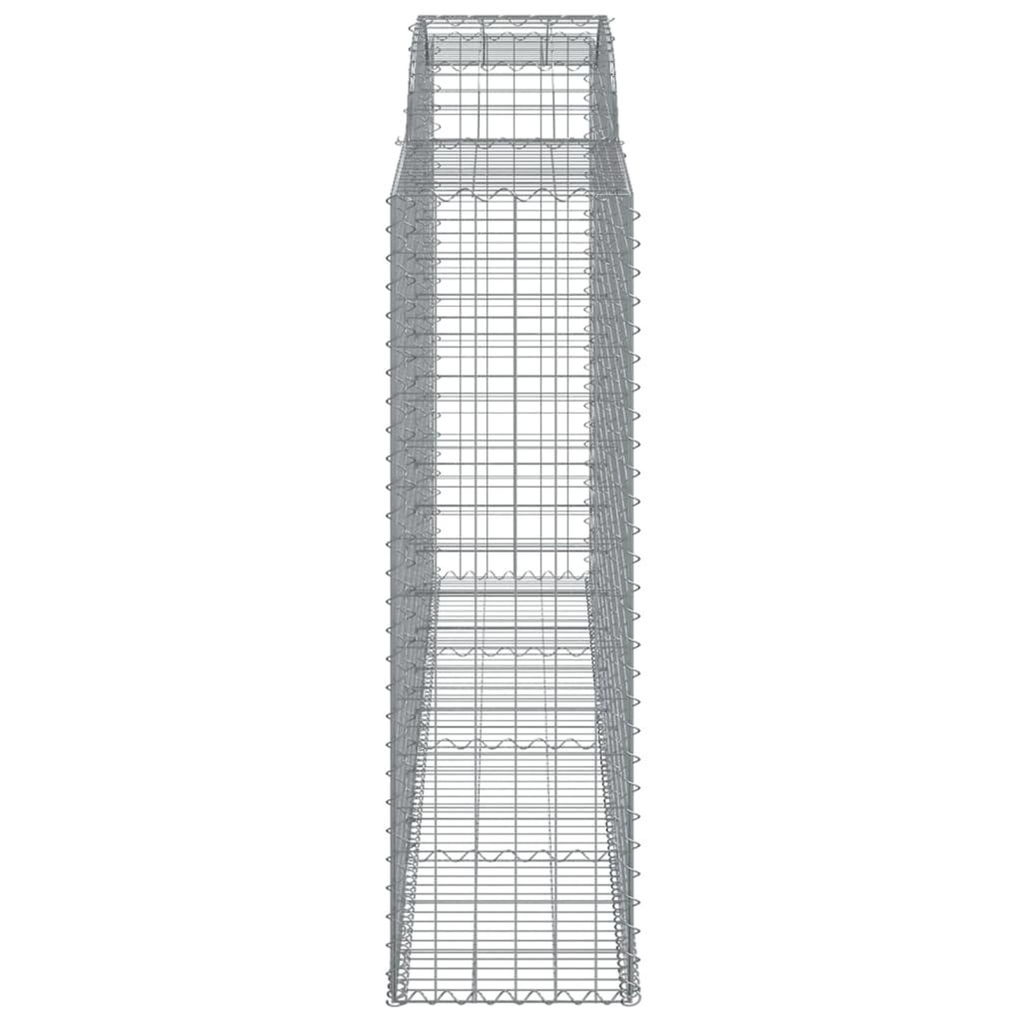 Voir la diapositive 5 : VIDAXL Paniers a gabions arques 6 pcs 300x50x160/180 cm fer galvanise