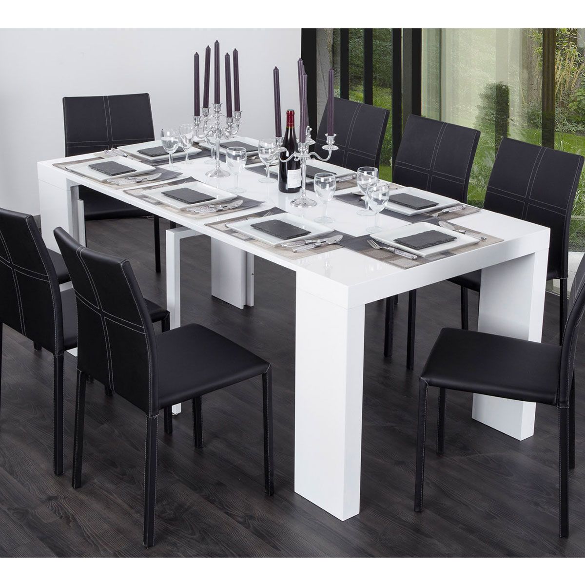 Console extensible LYDIE L45 à 180 cm