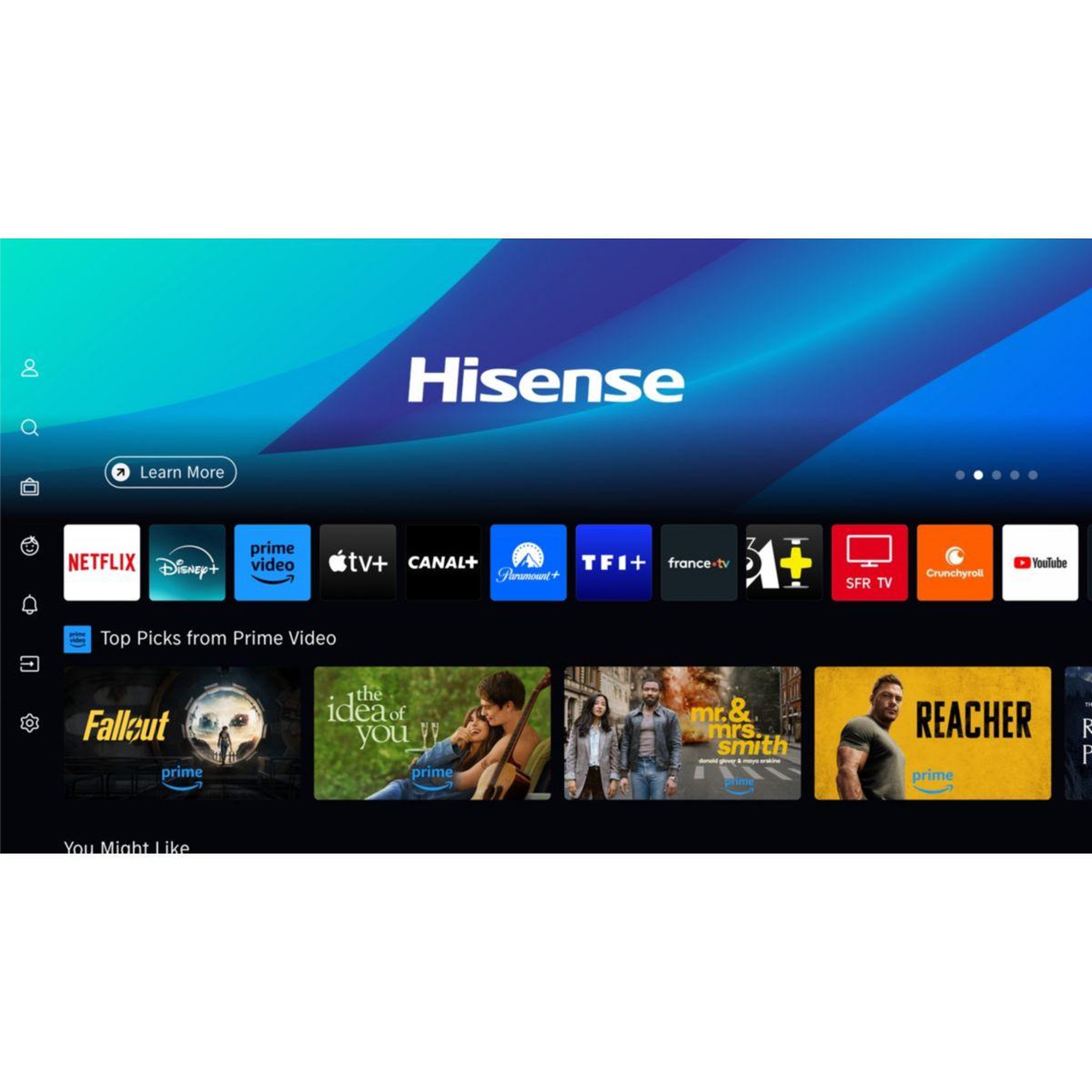 Voir la diapositive 2 : Hisense TV QLED 58E7NQ 2024-58 pouces (146cm)