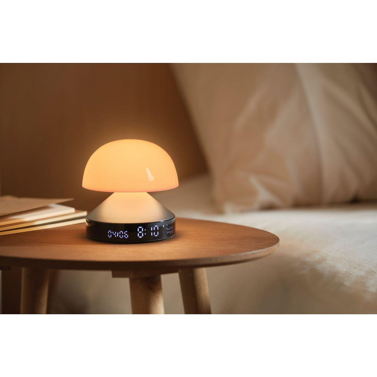 LEXON Réveil Mina Sunrise Simulateur d'aube Gris