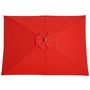 Voir la diapositive 6 : OUTSUNNY Parasol rectangulaire inclinable bois polyester haute densité 2L x 1,5l x 2,3H m rouge
