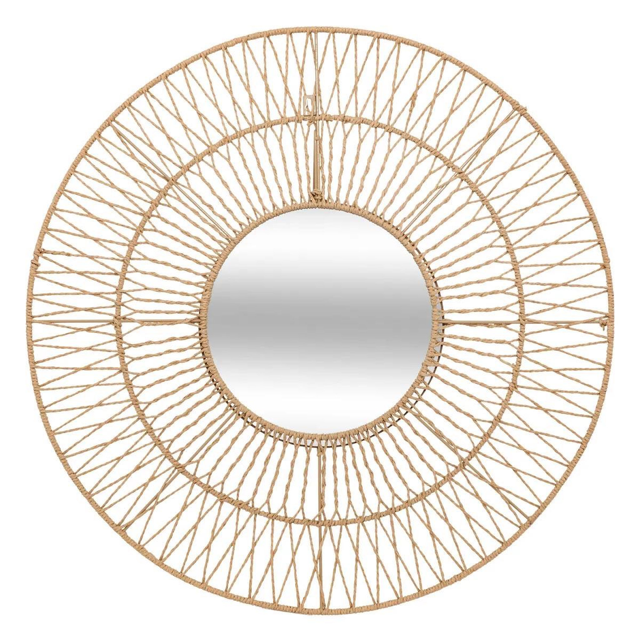 ATMOSPHERA Miroir déco corde  millie  75cm naturel
