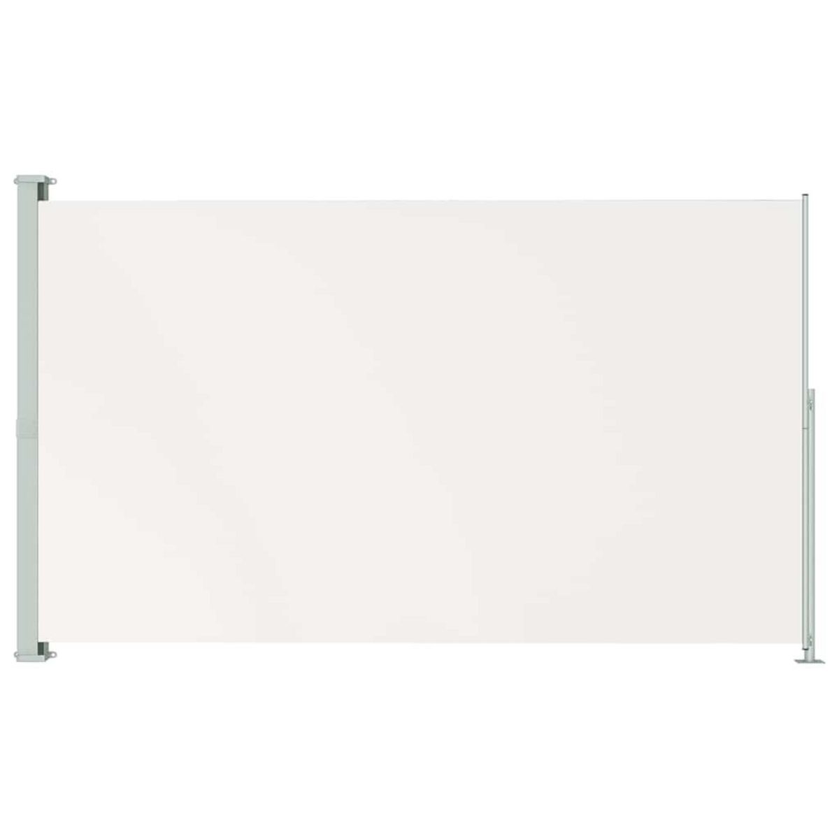 VIDAXL Auvent lateral retractable de patio 180x300 cm Creme