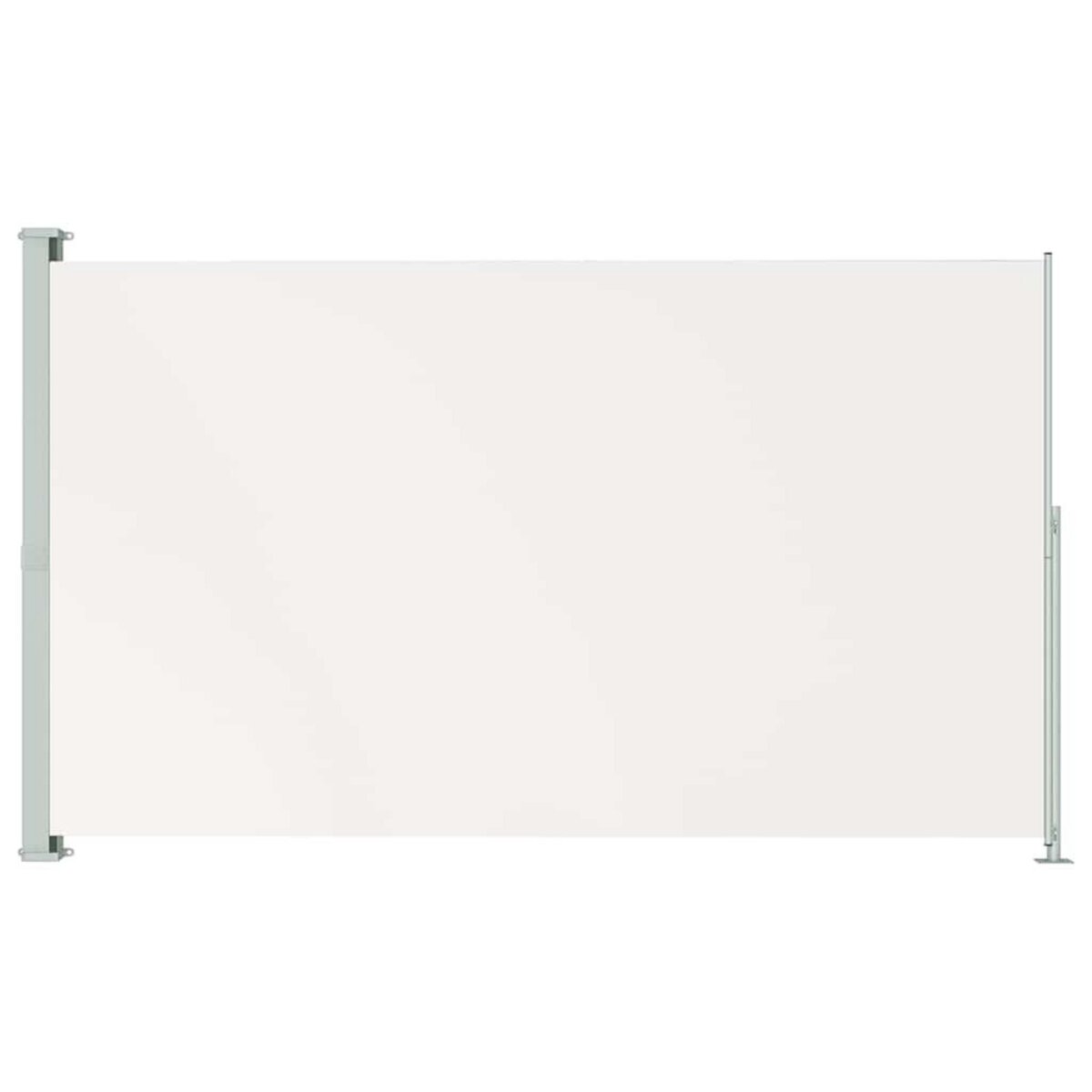 VIDAXL Auvent lateral retractable de patio 180x300 cm Creme