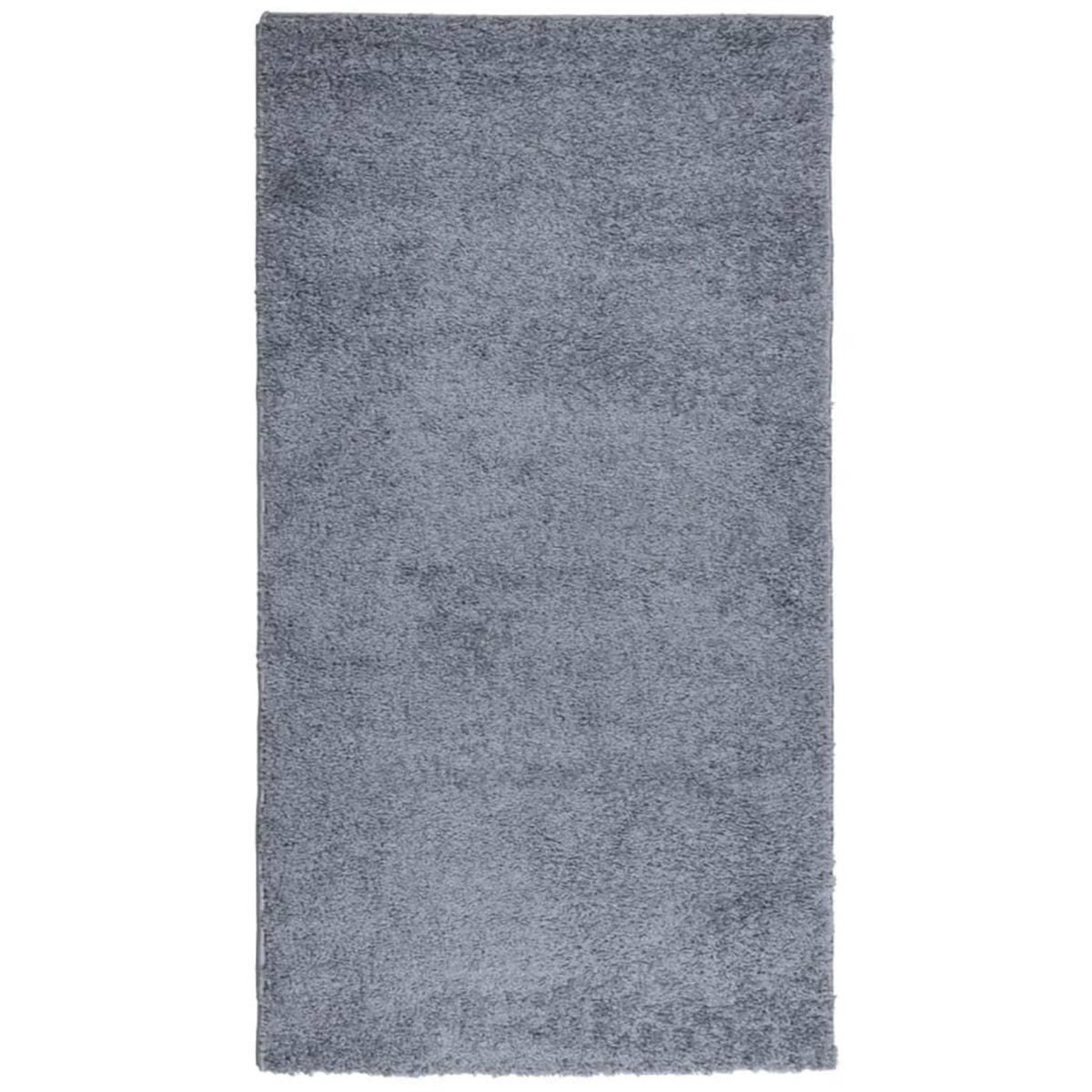 VIDAXL Tapis shaggy PAMPLONA poils longs moderne bleu 80x150 cm