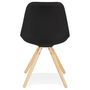Voir la diapositive 5 : Paris Prix Chaise Scandinave  Lademo  82cm Noir & Naturel