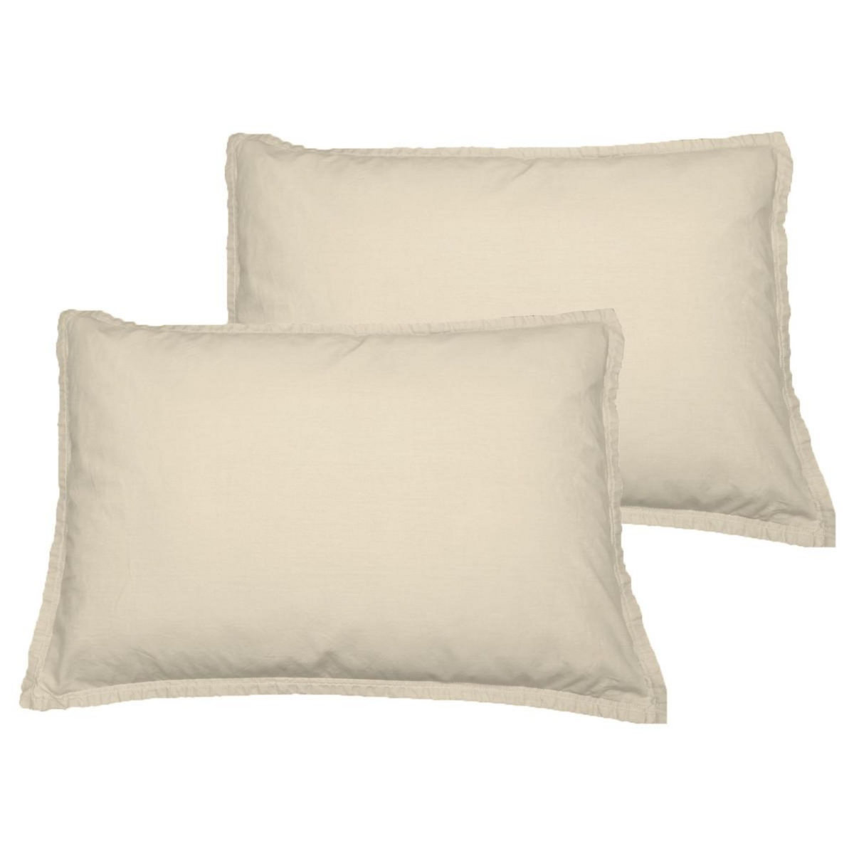 Sensei Maison Lot de 2 taies d'oreiller en coton STUDIO