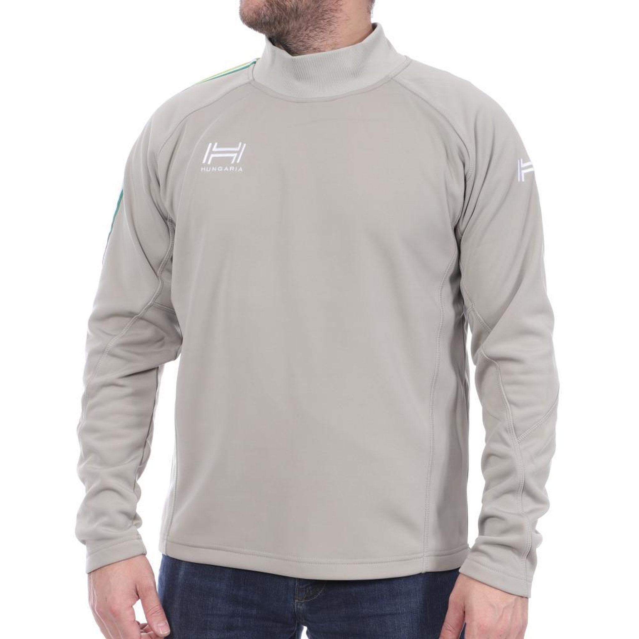 HUNGARIA Sweat gris/vert homme hungaria training pro 15. Coloris disponibles : Vert