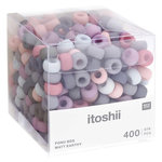 RICO DESIGN Itoshii pack 400 perles Ponii beads - couleur de la terre mat
