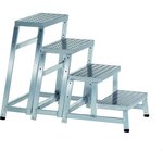 Centaure Marchepied industriel modulaire MODULO STEP 4 marches - hauteur de travail 2,80m