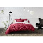 BATON ROUGE Housse de couette percale. Coloris disponibles : Bleu