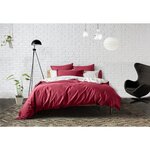 BATON ROUGE Housse de couette percale. Coloris disponibles : Bleu