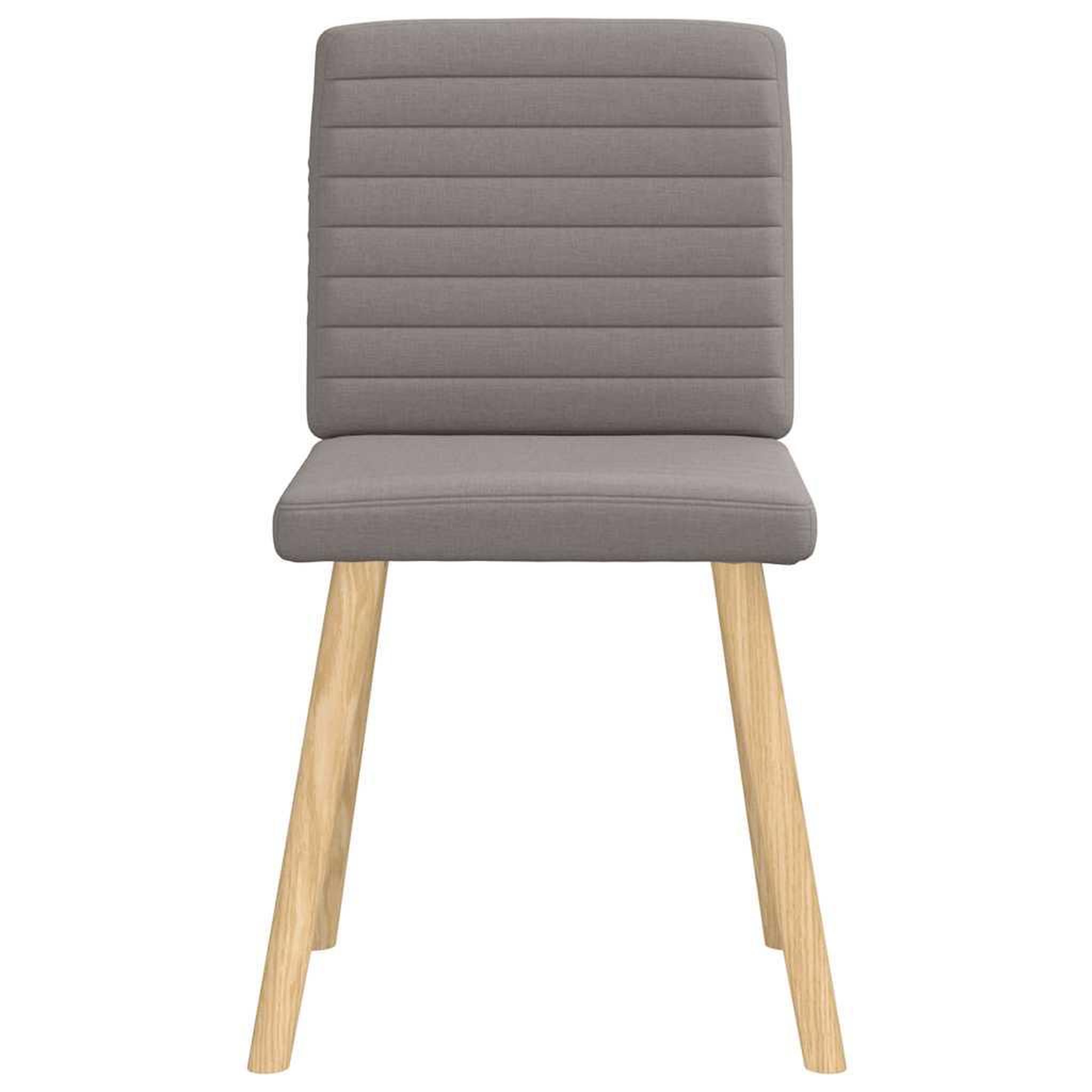 Voir la diapositive 4 : VIDAXL Chaises a manger lot de 6 taupe tissu