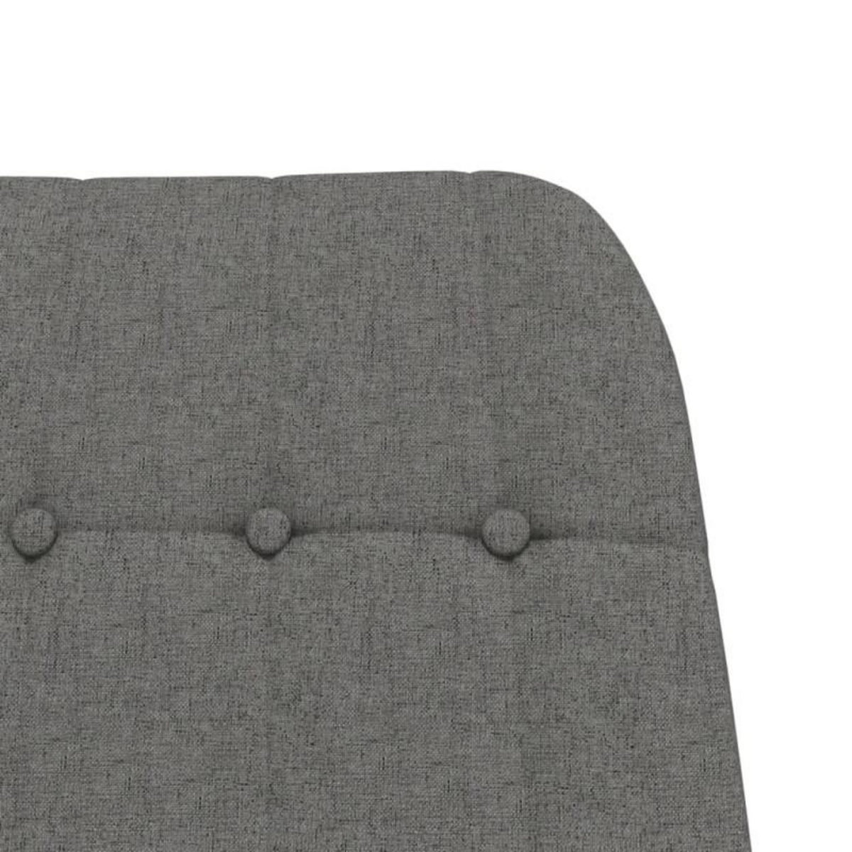 VIDAXL Chaise à bascule Gris clair Tissu
