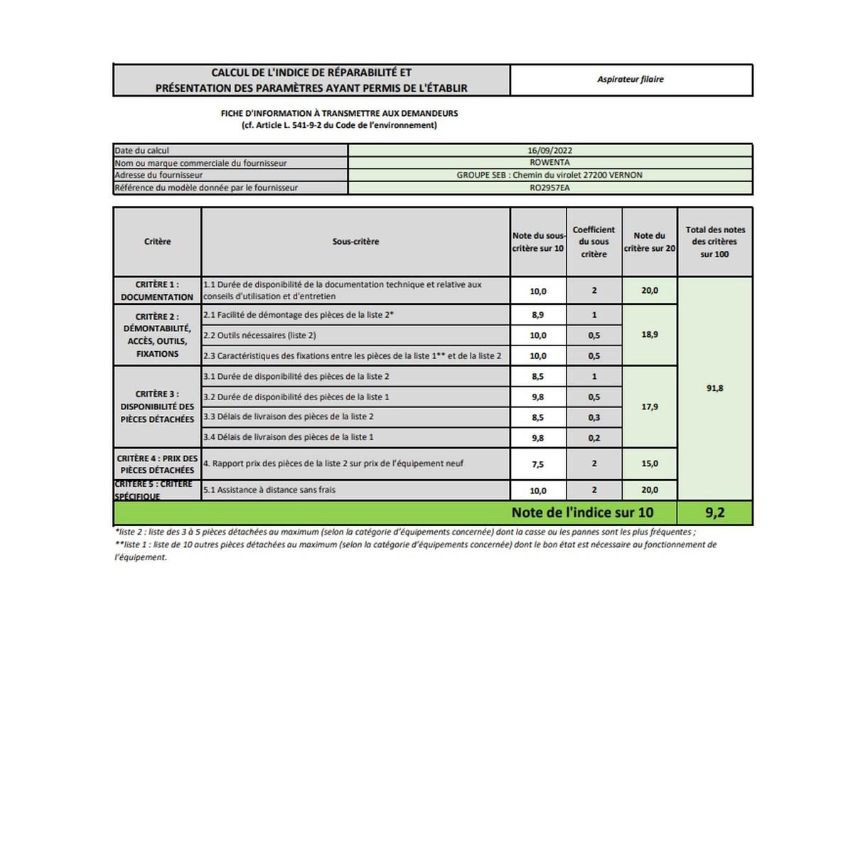 ROWENTA Aspirateur sans sac 77db blanc/gris - RO2957EA