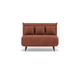 Voir la diapositive 1 : BEST MOBILIER Lumi - banquette convertible clic-clac 2 places en velours côtelé