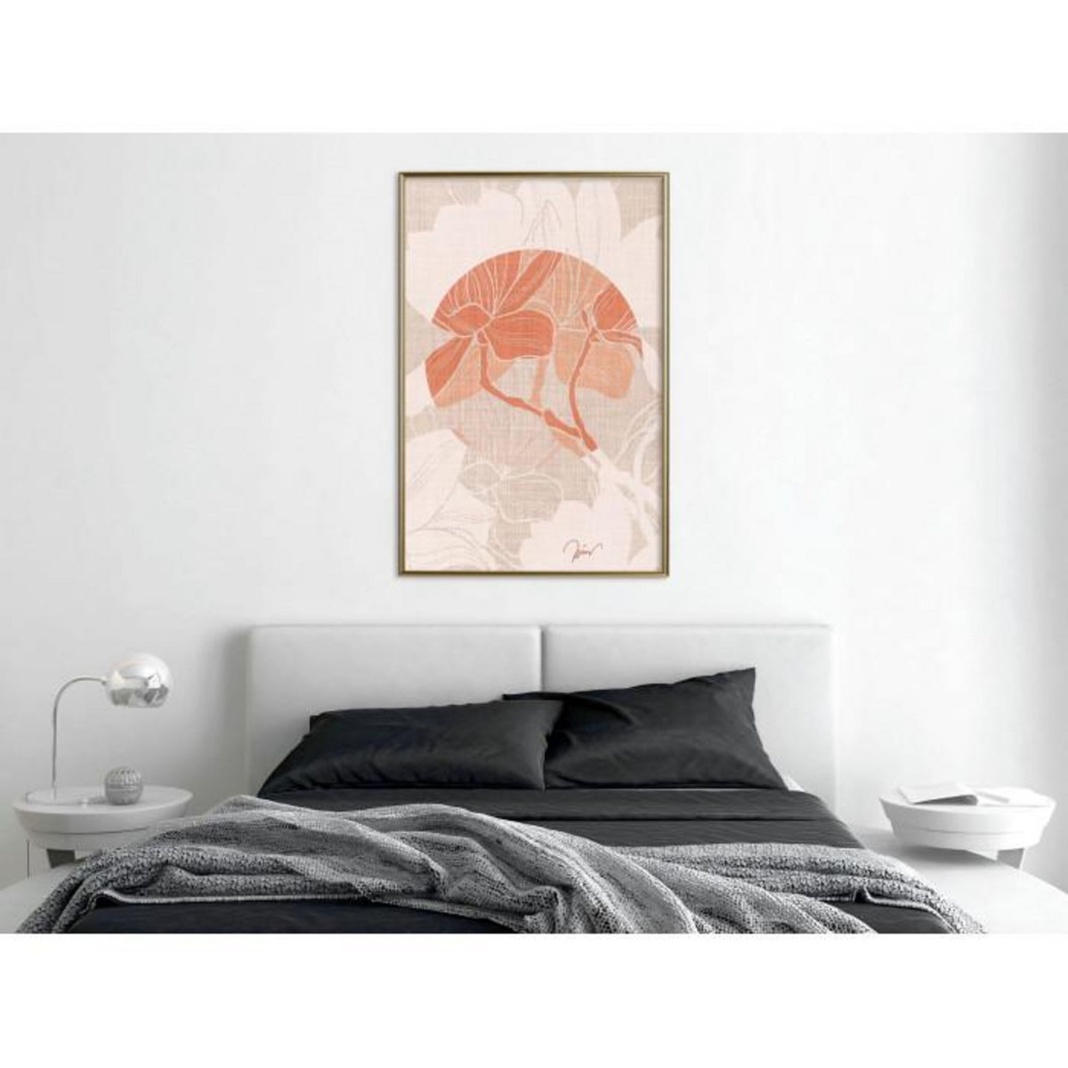 Paris Prix Affiche Murale Encadrée  Flowers on Fabric