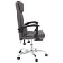 Voir la diapositive 4 : VIDAXL Fauteuil de massage inclinable de bureau Gris Similicuir