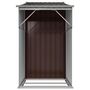 Voir la diapositive 5 : VIDAXL Abri de jardin marron 277x93x179 cm acier galvanise