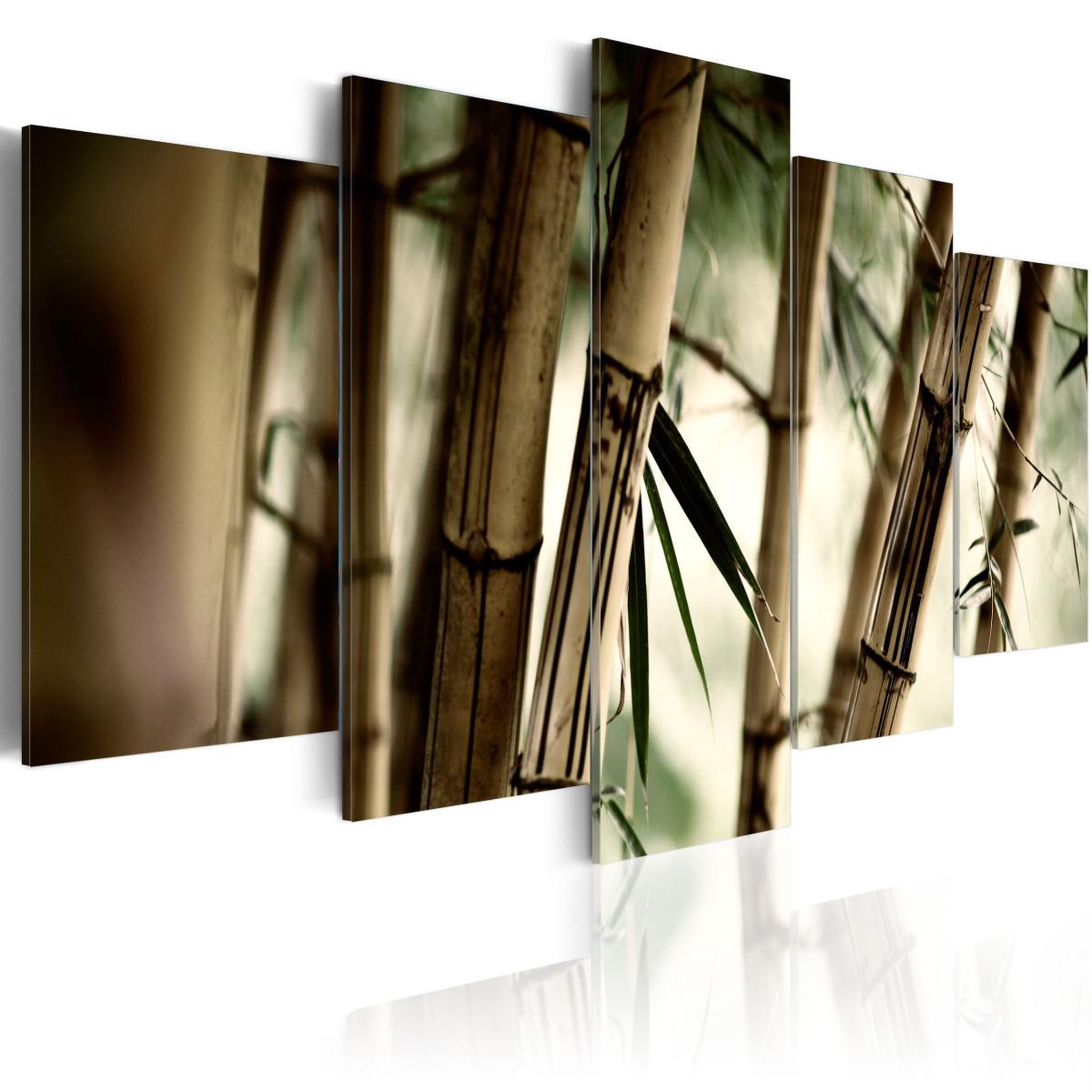 Paris Prix Tableau imprimé  forêts de bambous. Coloris disponibles : Multicolore