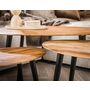 Voir la diapositive 2 : LISA DESIGN Kota - lot de 3 tables basses - bois massif d'acacia