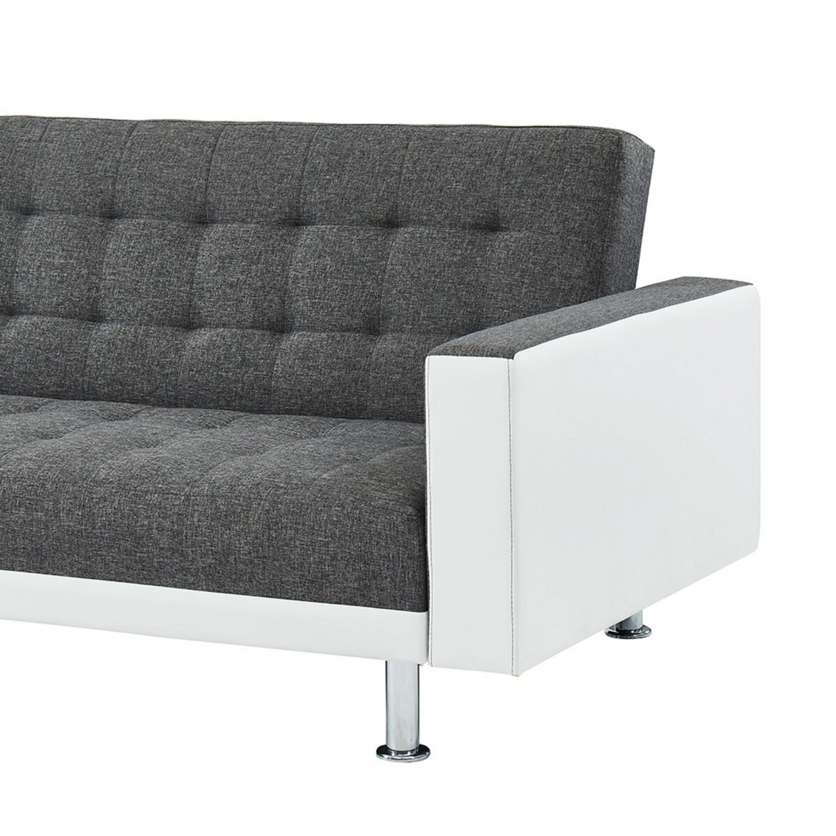 Canapé d'angle convertible réversible 4 places simili LUXOR XXL