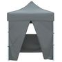 Voir la diapositive 2 : VIDAXL Tente de reception pliable avec 4 parois 2x2 m Acier Anthracite
