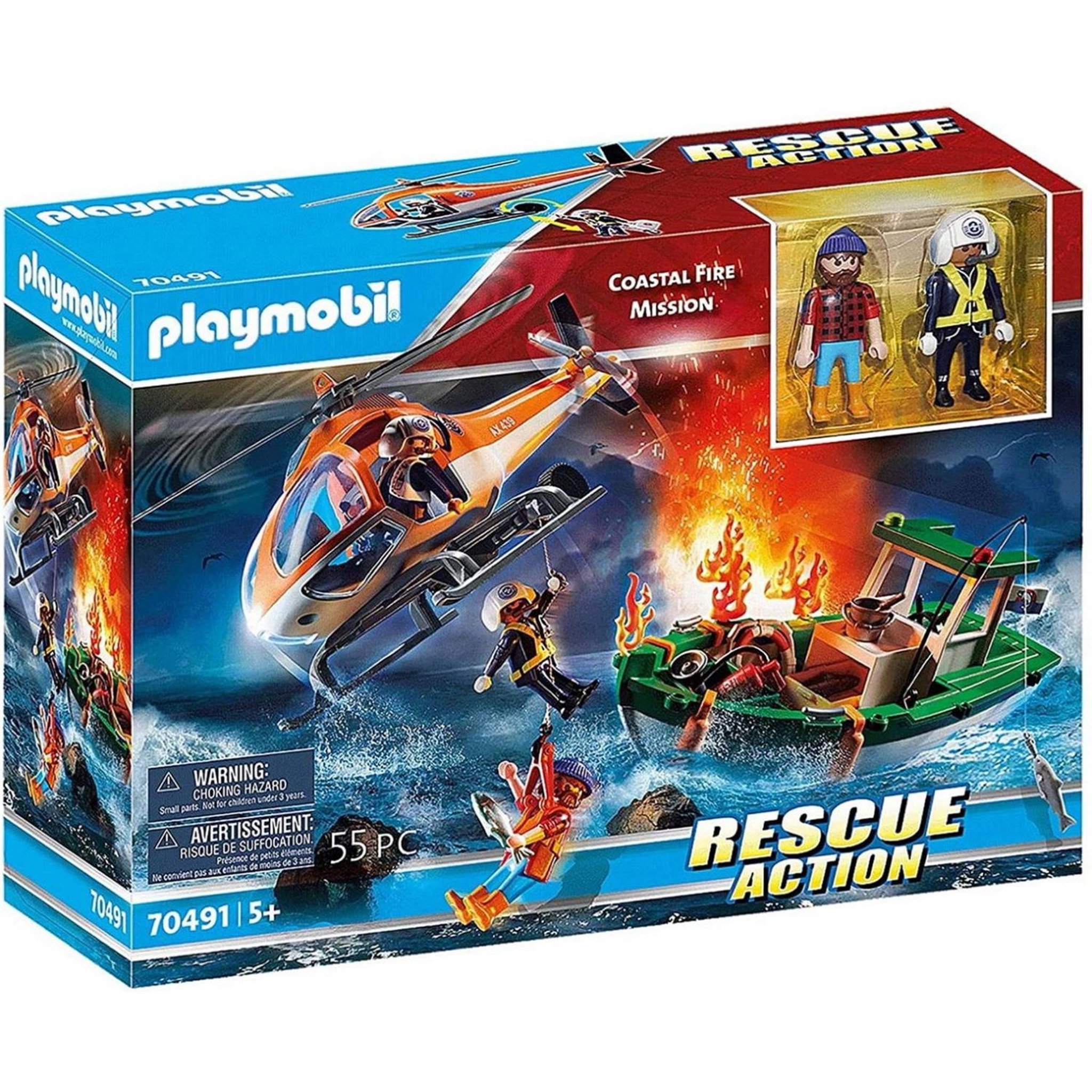 PLAYMOBIL Mission incendie côtière