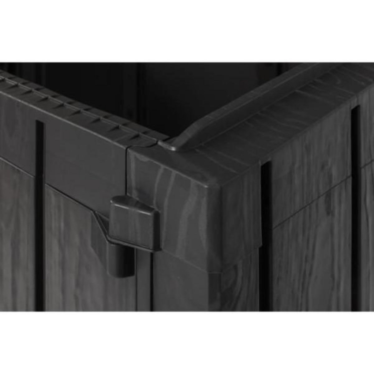 Toomax Coffre de jardin KETER STORER PLUS XL - Résine - Capacité 1270L - Noir et gris