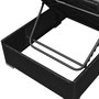 Voir la diapositive 5 : VIDAXL Salon de jardin 3 pcs avec coussins Resine tressee Noir