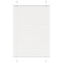 Voir la diapositive 4 : VIDAXL Store plisse blanc 90x100 cm largeur du tissu 89,4 cm polyester