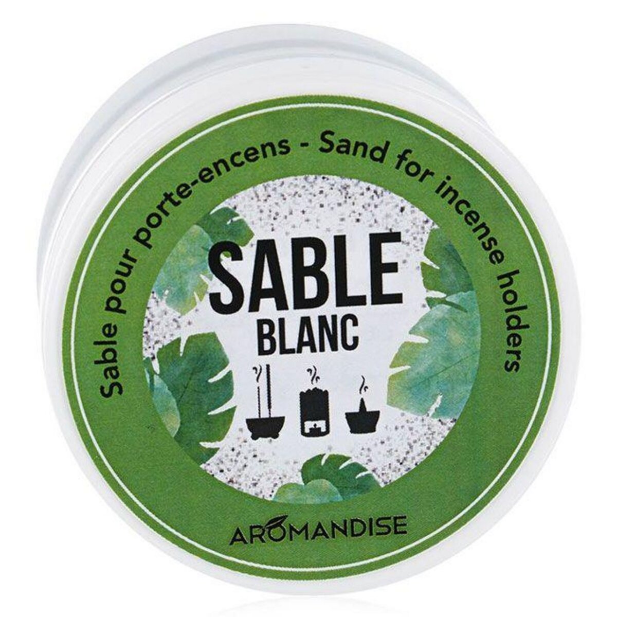 Aromandise Sable blanc pour porte-encens - 100 g