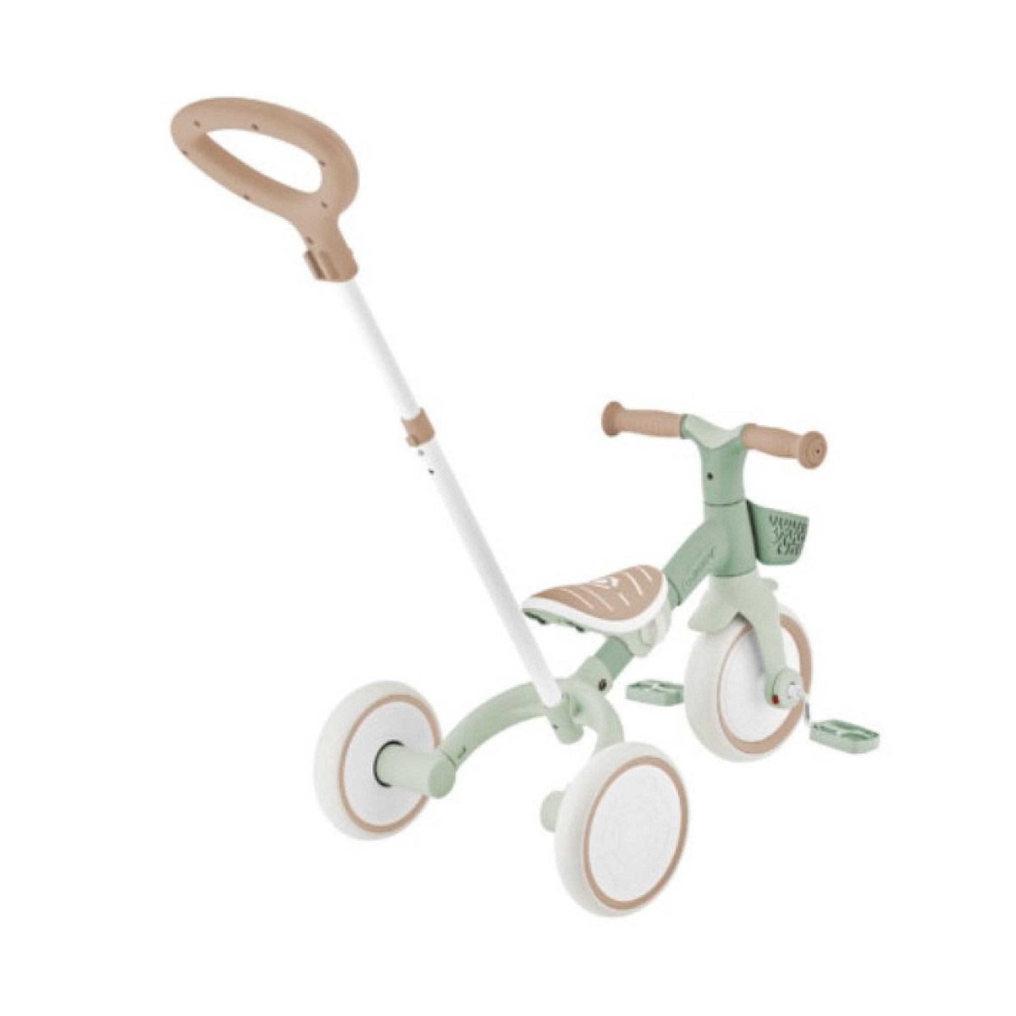 Voir la diapositive 2 : Globber Tricycle 3 en 1 Eco-Logic Vert/Sauge