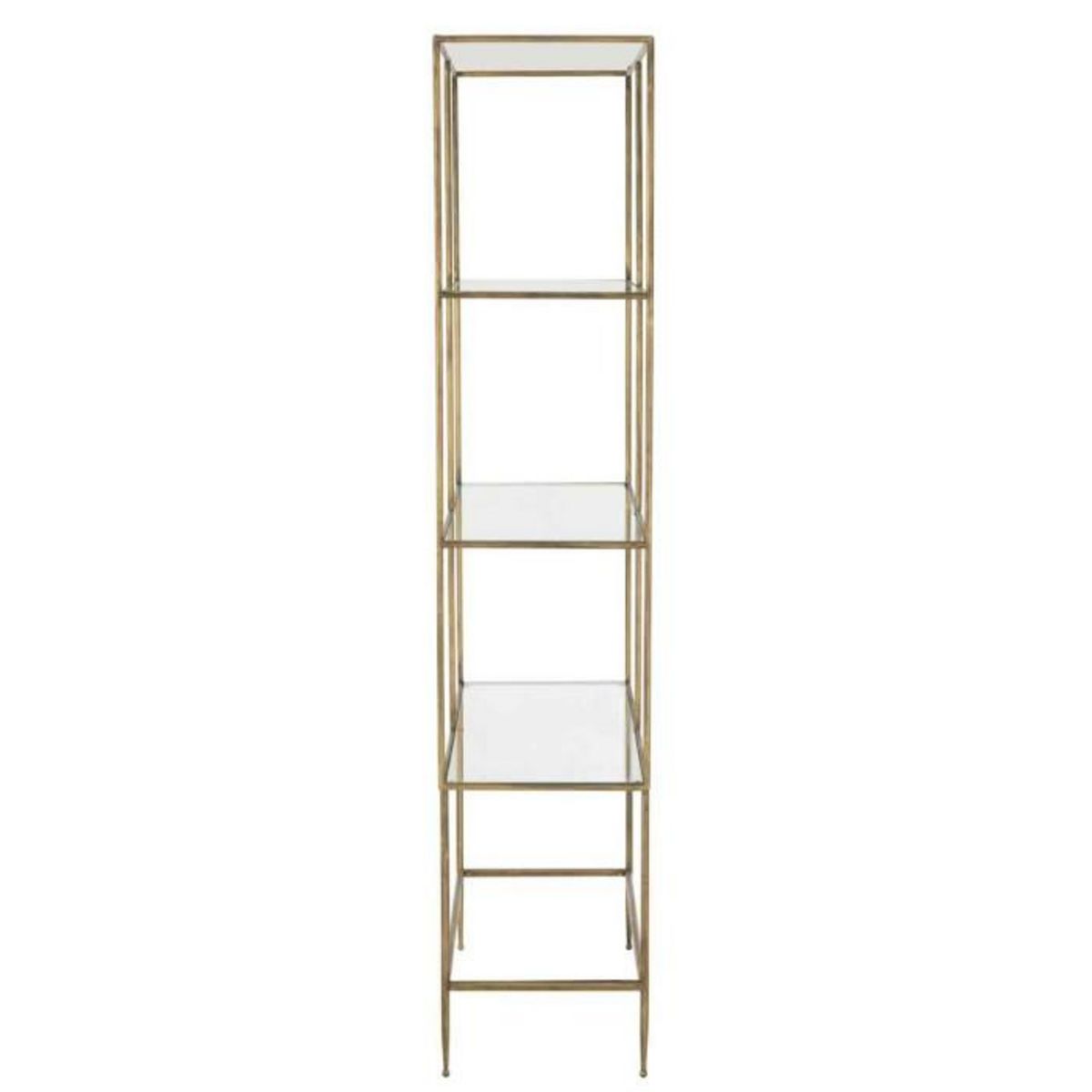 Paris Prix Étagère 3 Niveaux en Métal  Losipa  200cm Or