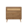 Voir la diapositive 1 : BEST MOBILIER Goto - commode - effet bois et cannage - 80 cm