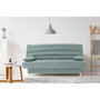 Voir la diapositive 2 : MARKET24 Clic clac 3 places - vert amande - Couchage 125x190 cm - Avec coussins