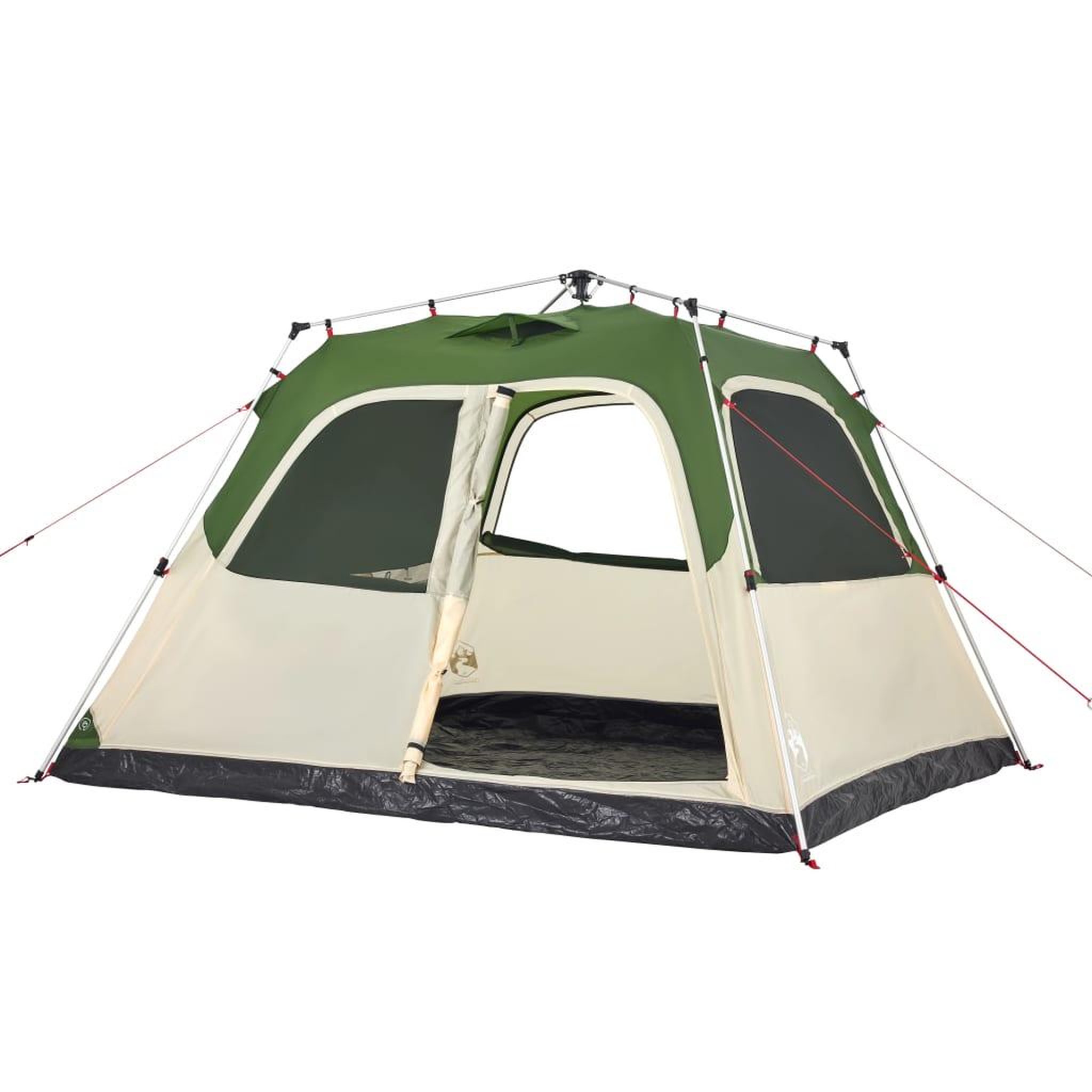 Voir la diapositive 5 : VIDAXL Tente familiale a dome 6 personnes vert liberation rapide
