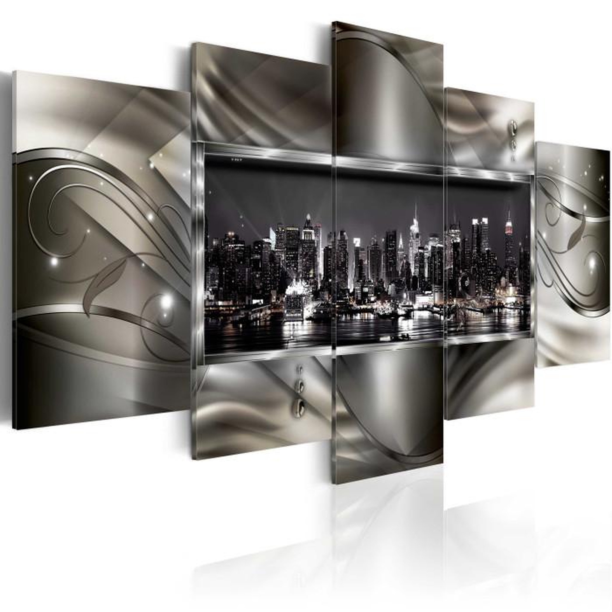 Paris Prix Tableau Imprimé  Night in New York III. Coloris disponibles : Multicolore