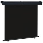 VIDAXL Auvent lateral de balcon 175x250 cm noir