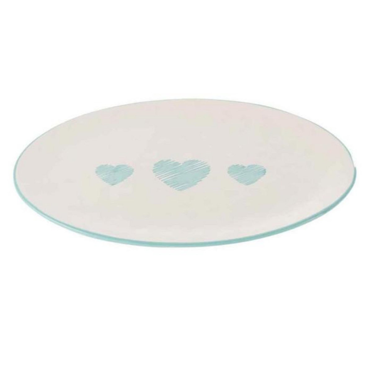 Paris Prix Plat de Présentation  Simano  40cm Blanc & Azur