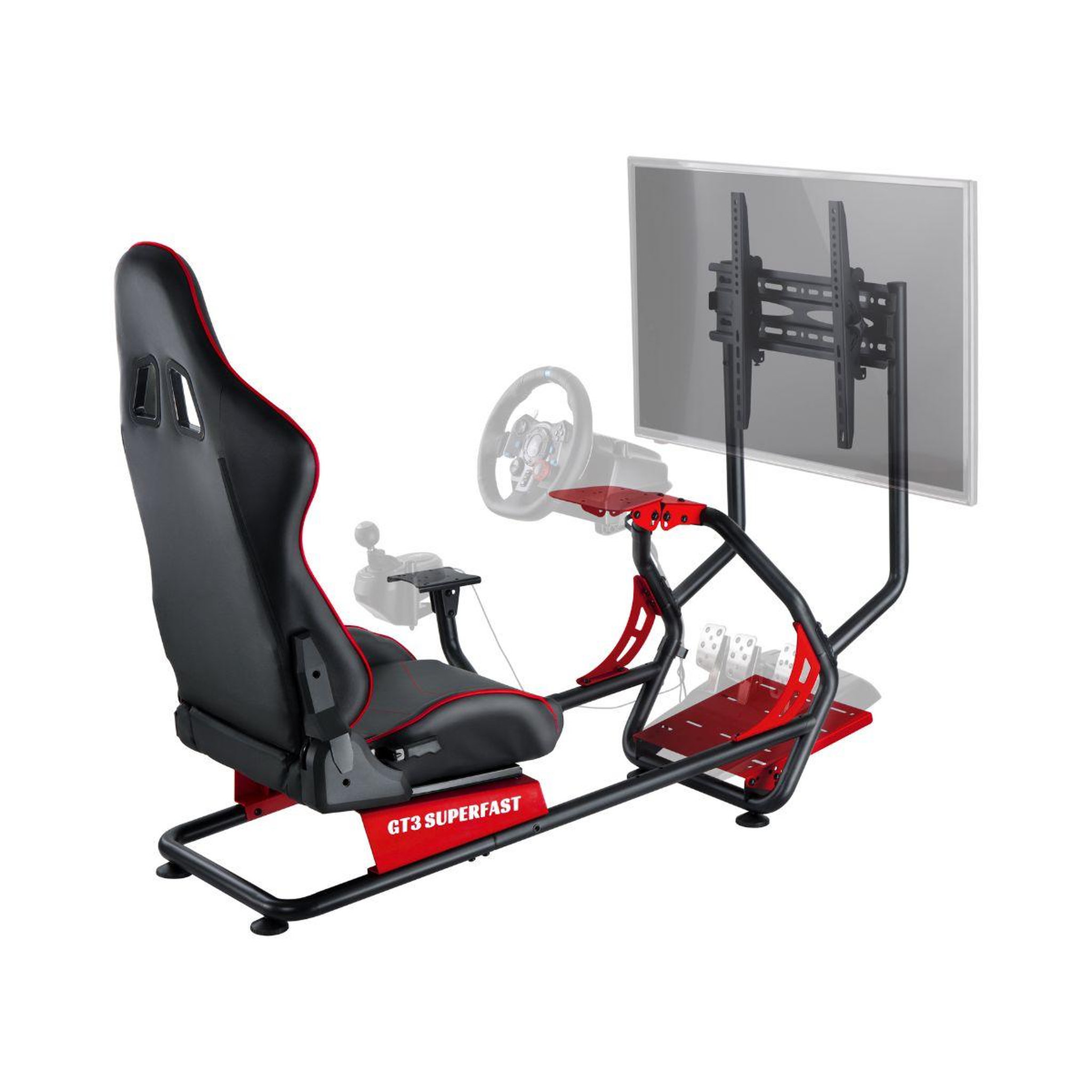 Voir la diapositive 5 : OPLITE Siège de simulation GT3 SUPERFAST V2