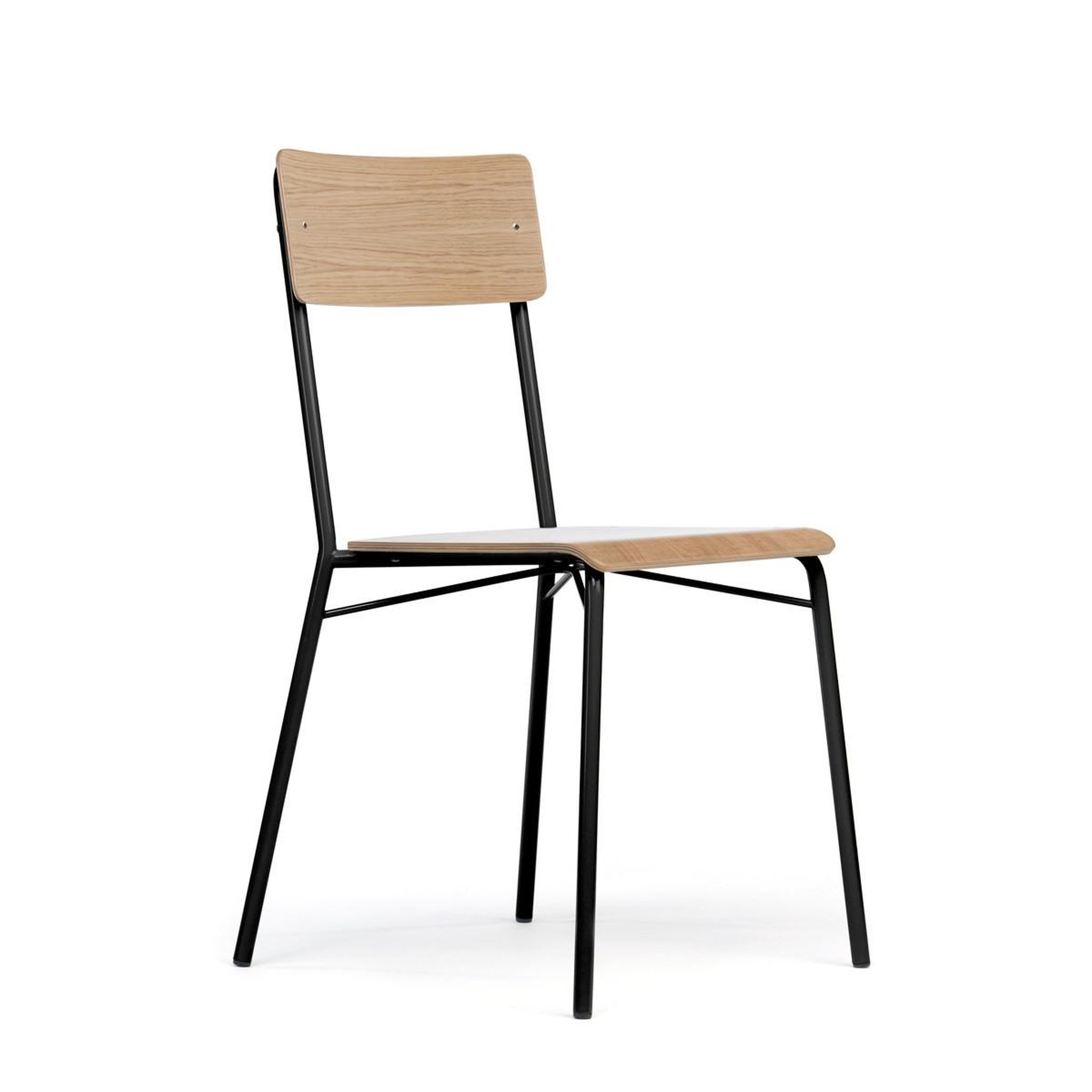 Voir la diapositive 3 : Paris Prix Lot de 2 chaises design  ashburn  82cm chêne