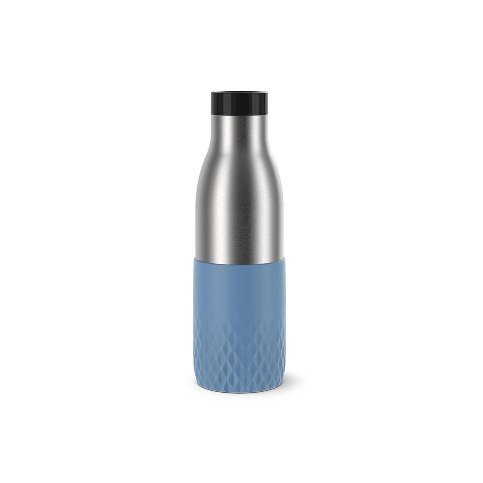 EMSA EMSA Bludrop Sleeve N3110700 gourde Fitness, Sports 500 ml Acier inoxydable Bleu, Acier inoxydable