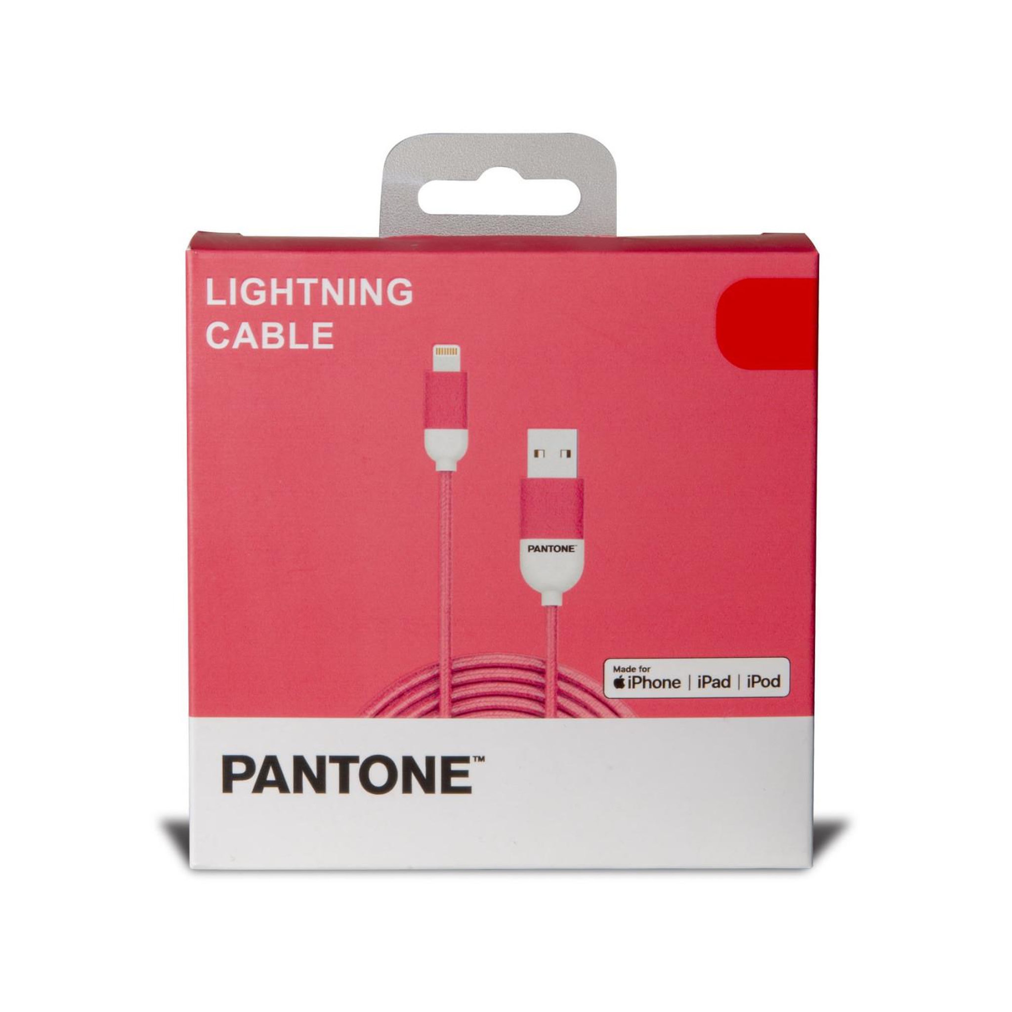 Voir la diapositive 3 : CELLY Pantone LCS001 5P LIGHTNING CABLE 1,5 MT ROSE Rose