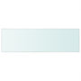 Voir la diapositive 2 : VIDAXL Panneau pour etagere Verre transparent 80 x 25 cm